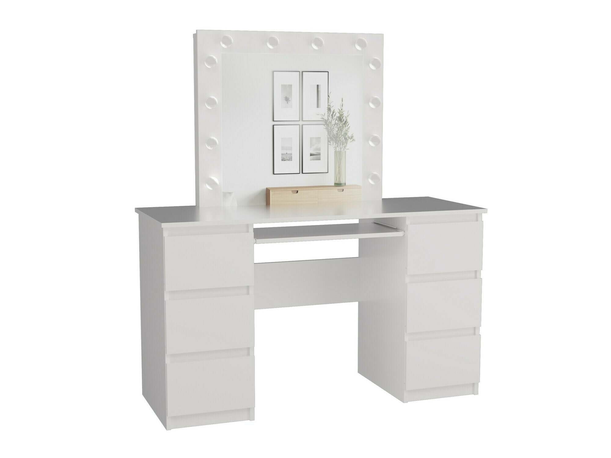 Măsuță de machiaj Mandeville 153 (Alb)