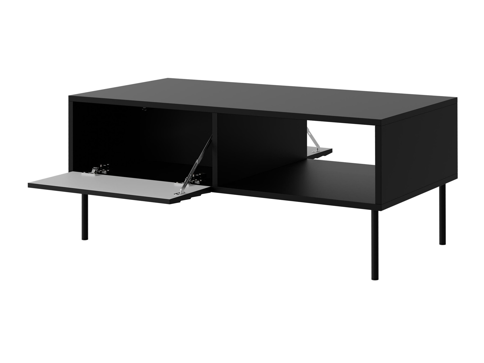 Set de living Flosoru 109 (Nuc + Negru)