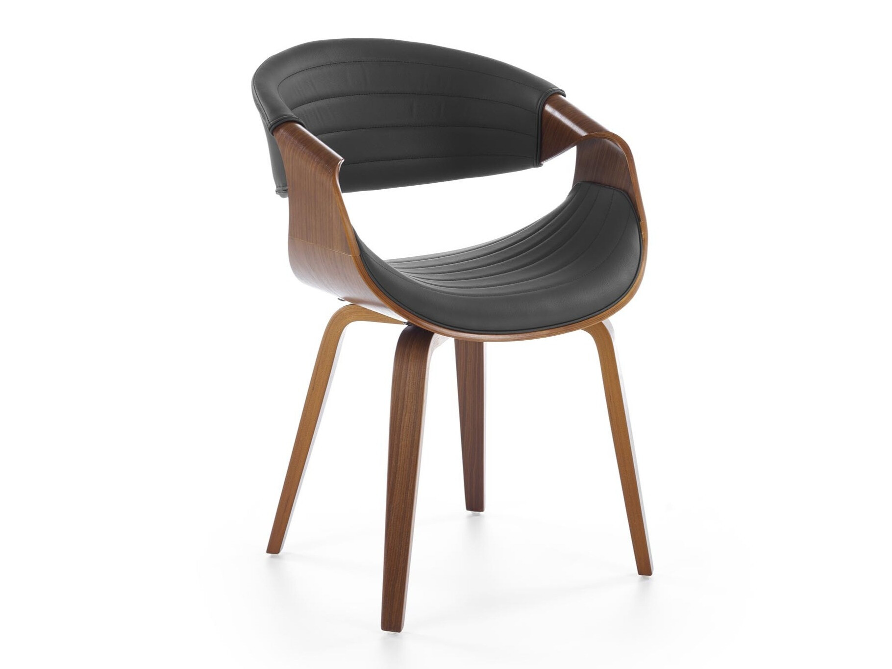 Scaun Houston 1596 (Negru + Nuc)