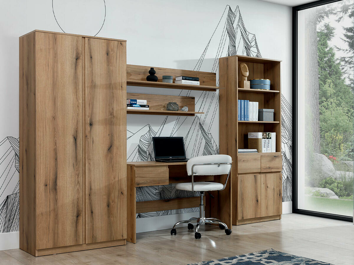Set birou acasă Catelbi 118 (Stejar)