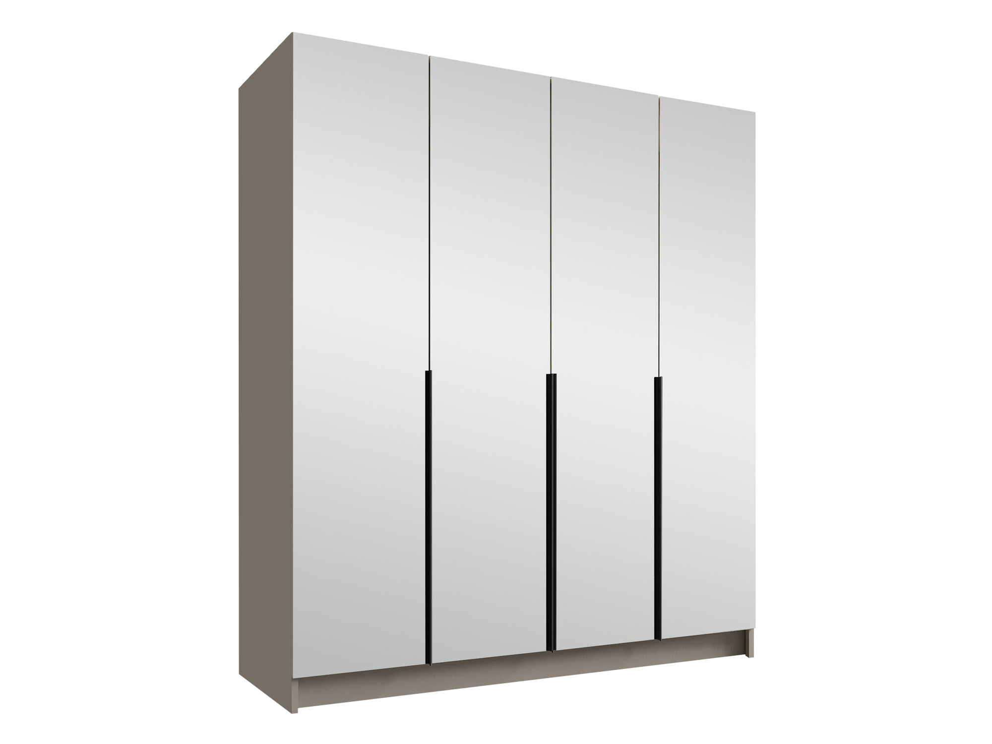 Dulap Closico Navor III (Cașmir + Negru)