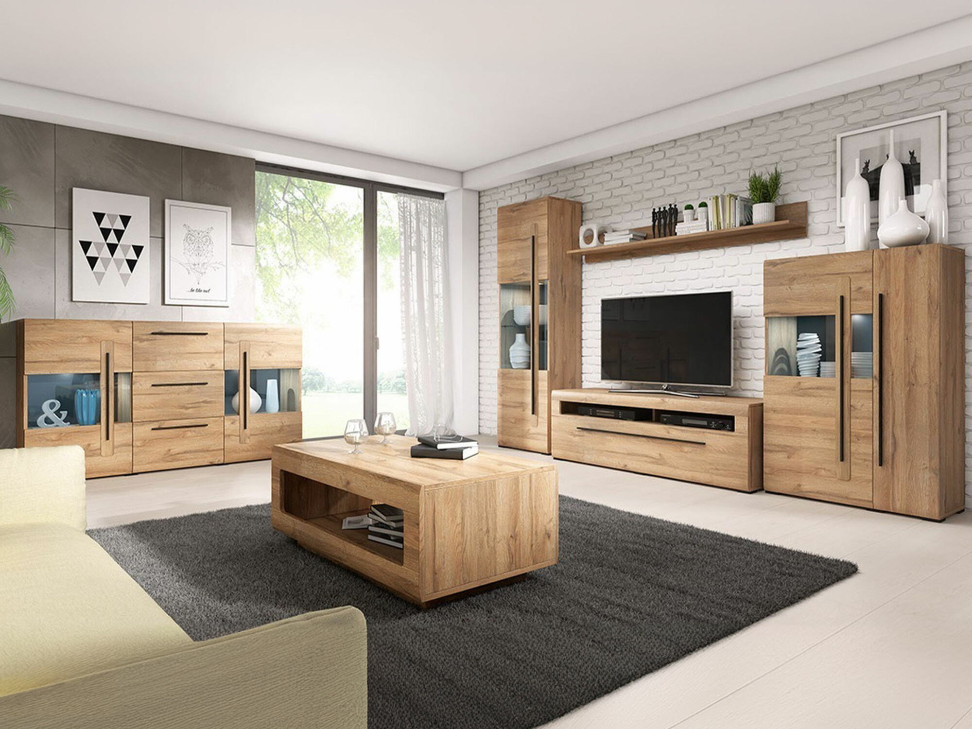 Set de living Ophsalu 112 (Stejar Grandson)