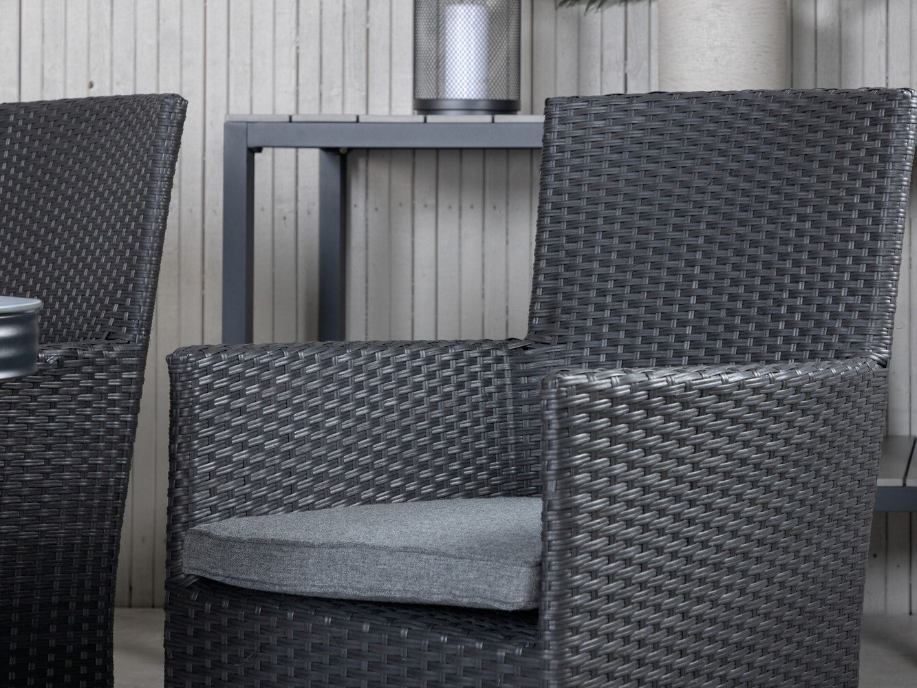 Mese și scaune Dallas 2987 (Negru + Gri)