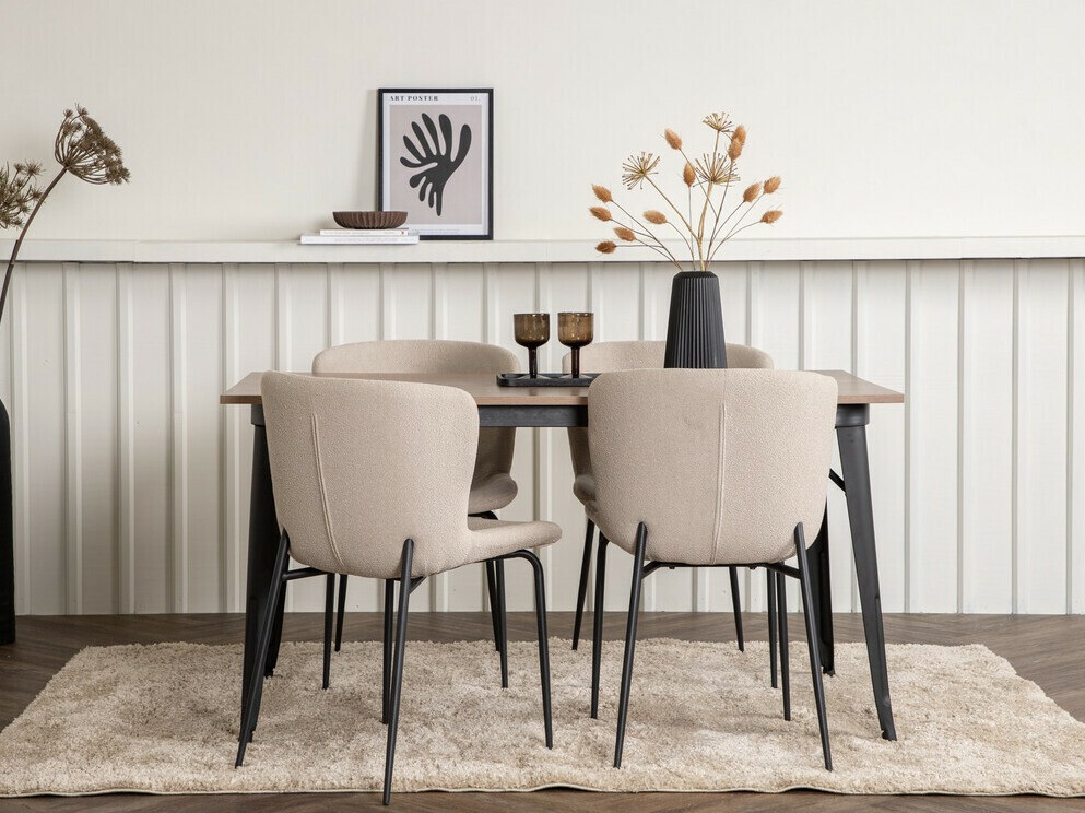 Set de mese Dallas 3363 (Bej + Negru)