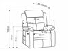 Fotoliu recliner Houston 1781 (Bej)