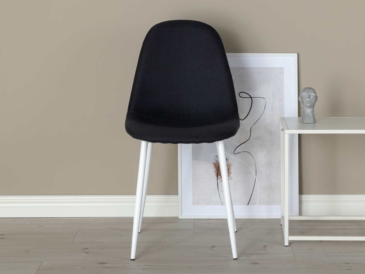 Scaun Dallas 201 (Negru + Alb)