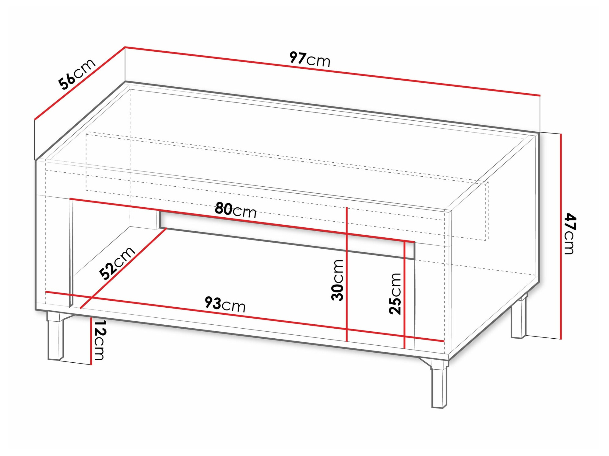 Măsuță de cafea Mormavu 107 (Cașmir)