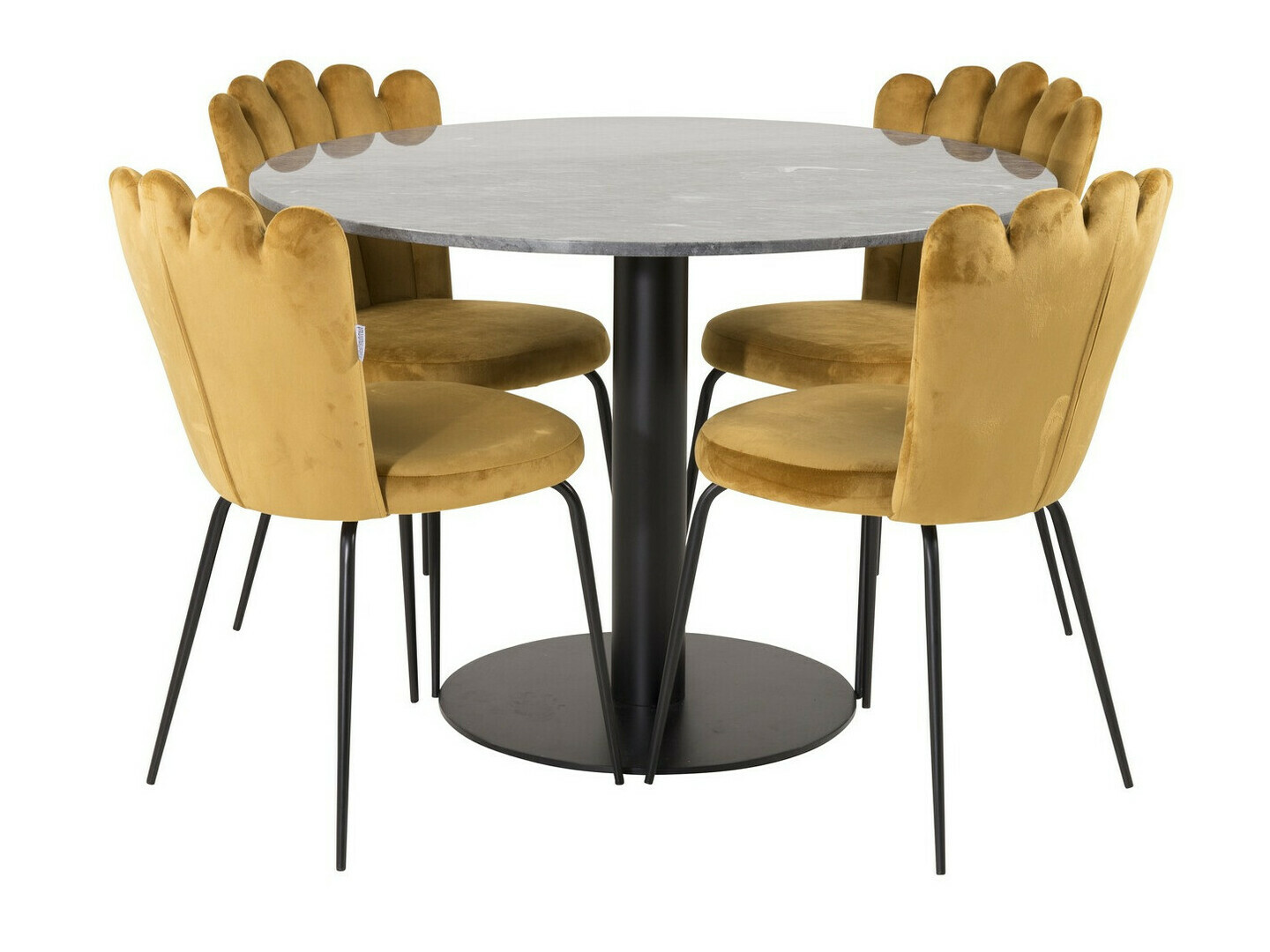 Set de mese Dallas 2624 (Galben + Negru)