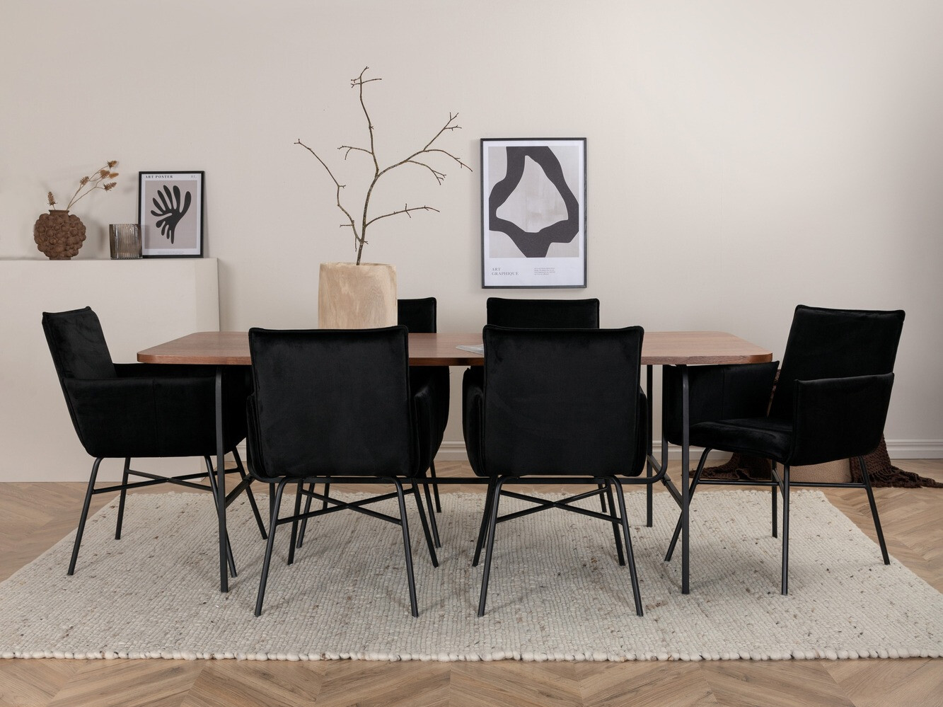 Set de mese Dallas 2787 (Negru)
