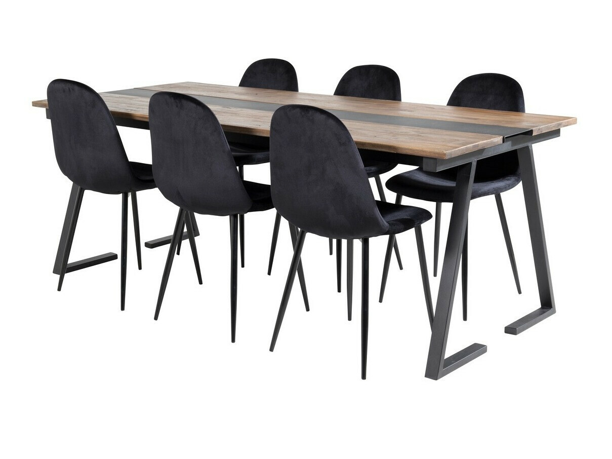 Set de mese Dallas 1949 (Negru)