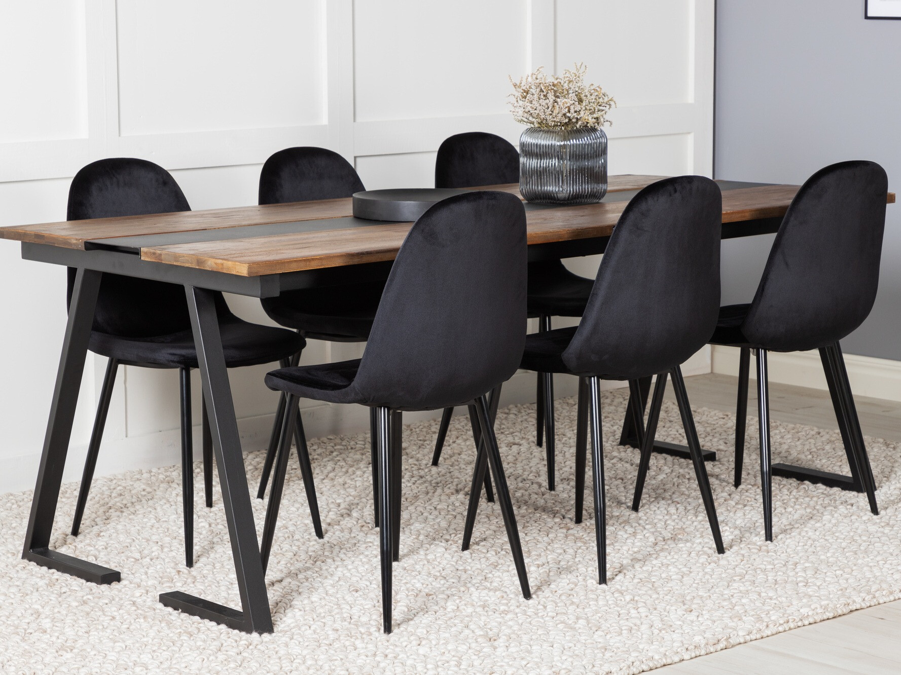 Set de mese Dallas 1949 (Negru)