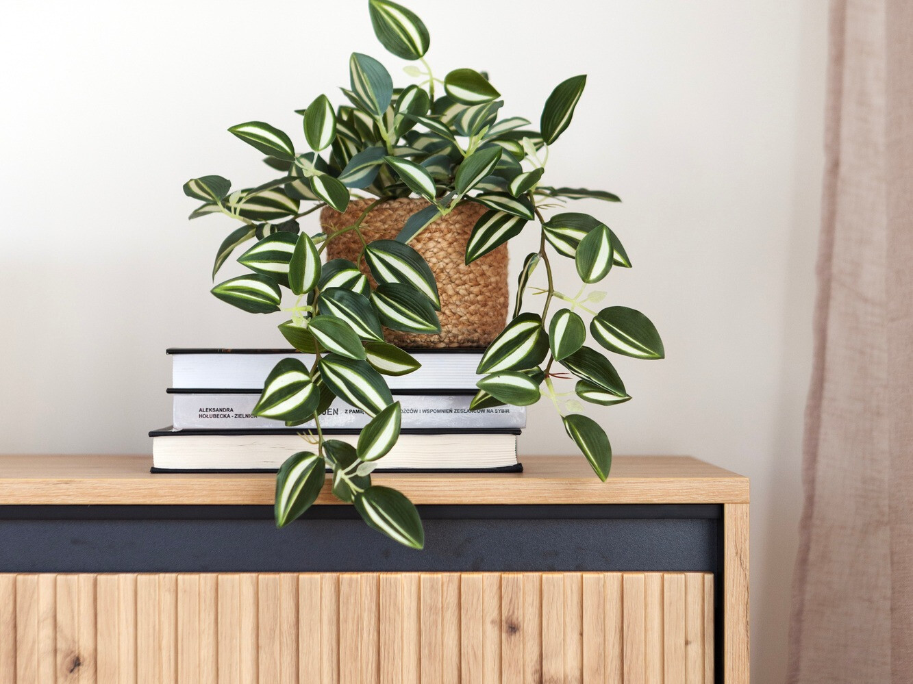 Comodă TV Fernolu 105 (Stejar artizan + Negru)