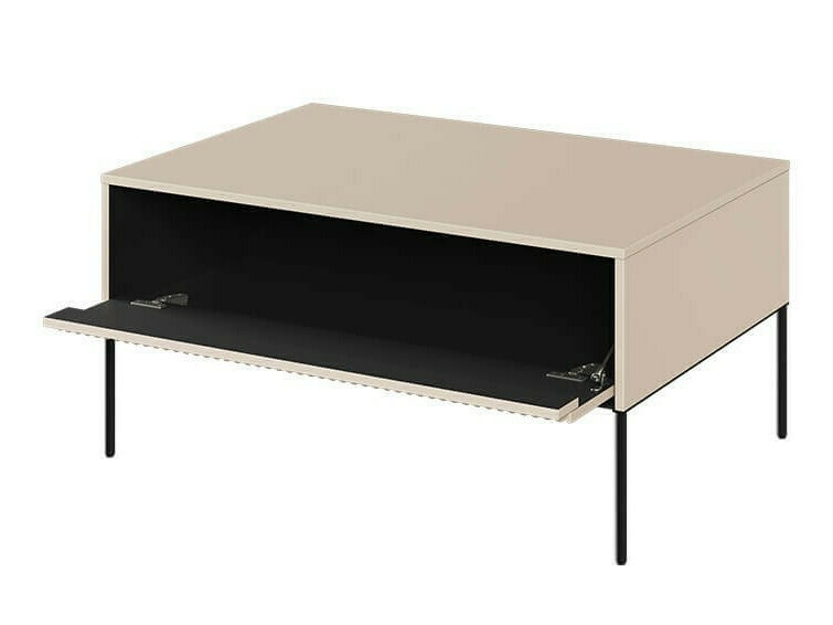 Set de living Fernolu 112 (Bej + Negru)