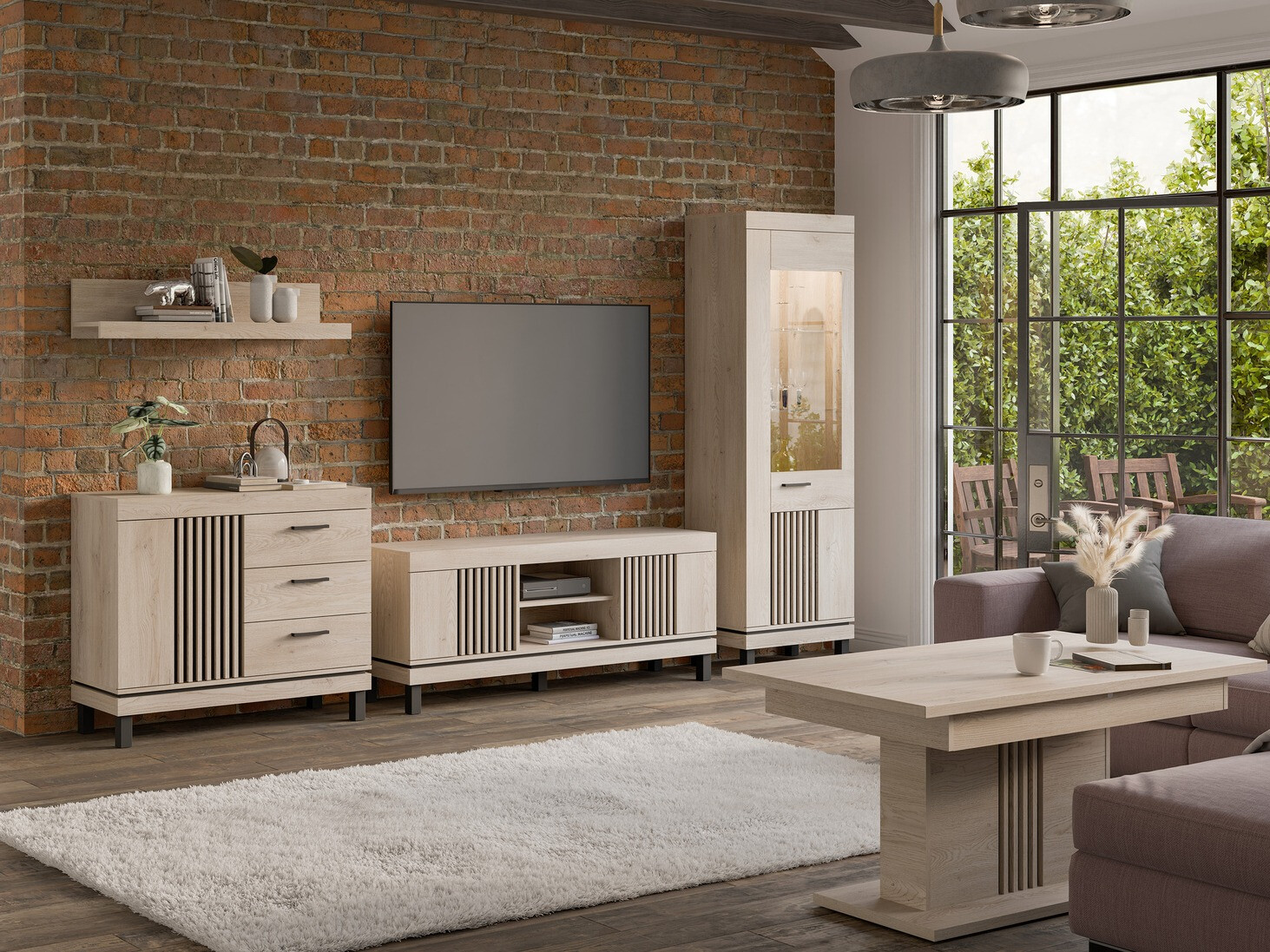 Masă de cafea rotativă Sermelu 118