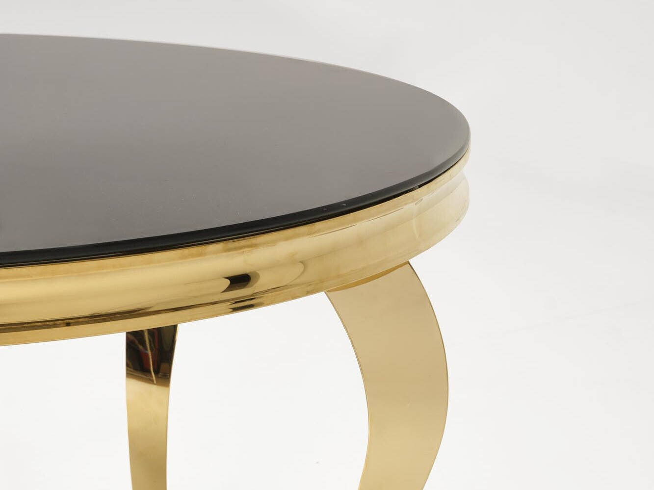 Masă Houston 1813 (Negru + Auriu)