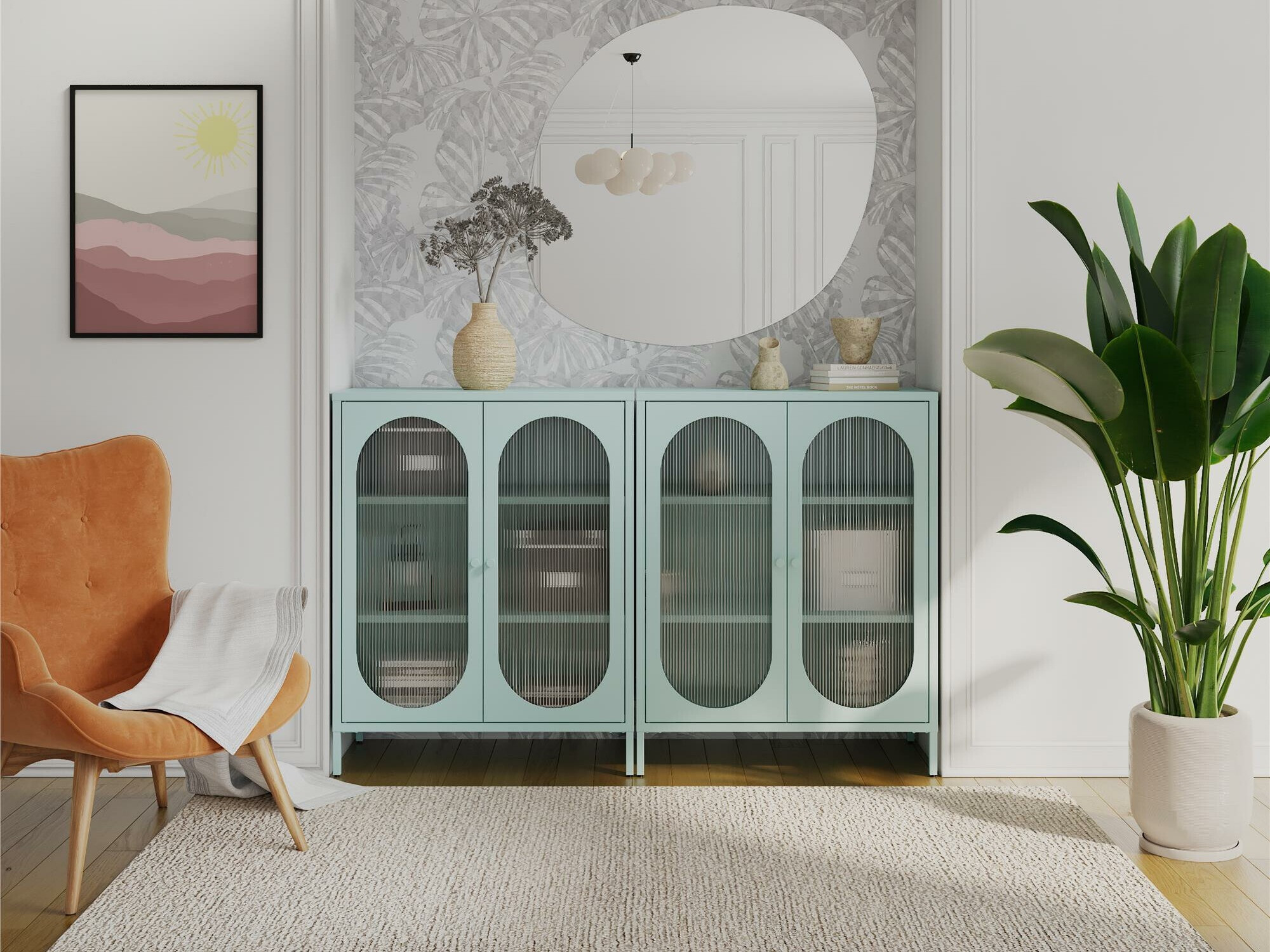 Bufet Tulsa 653 (Albastru deschis)