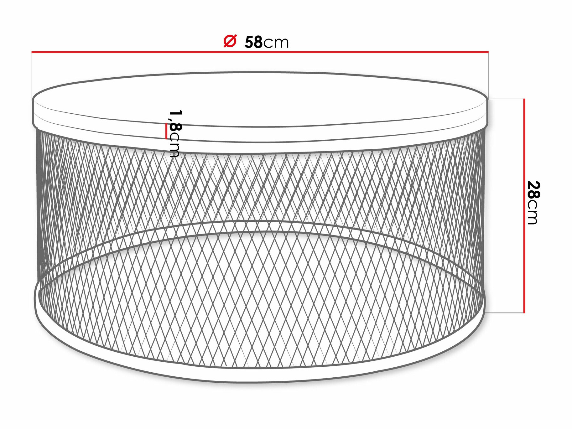 Măsuță de cafea Oswego 127 (Stejar Craft auriu)