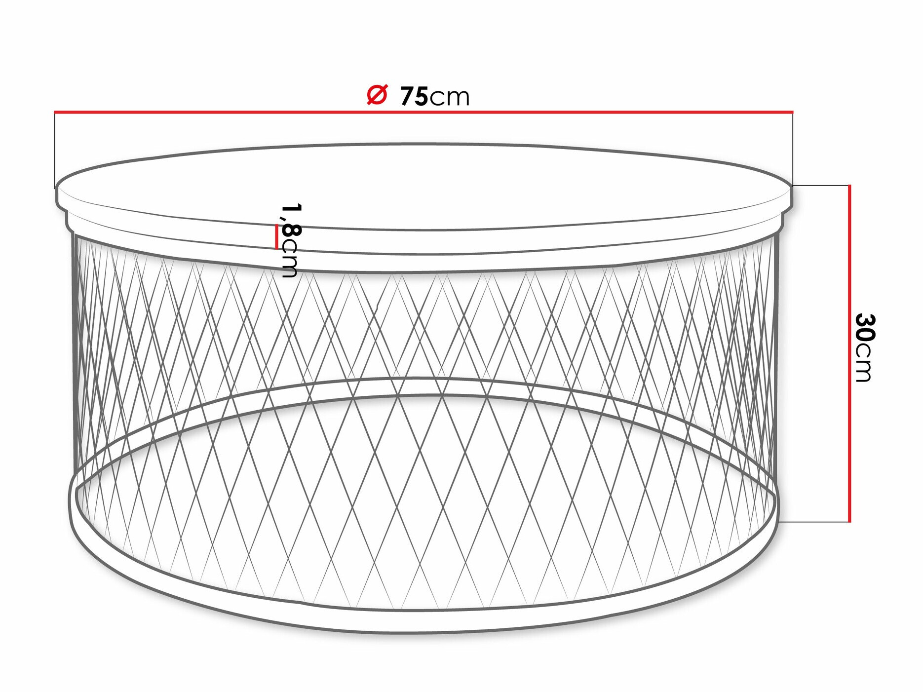Măsuță de cafea Oswego 128 (Stejar Craft auriu)