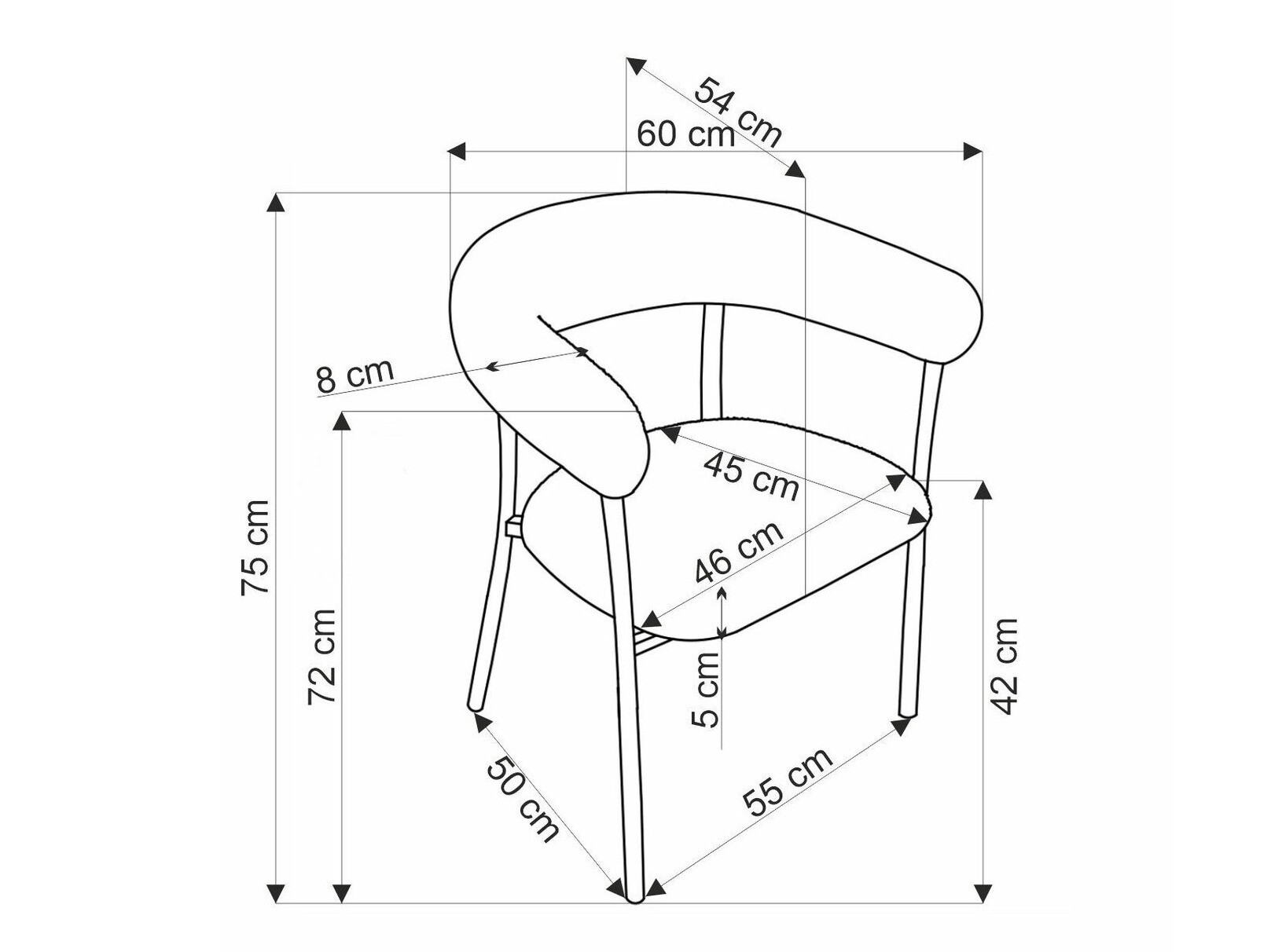 Set de dining Houston 1839