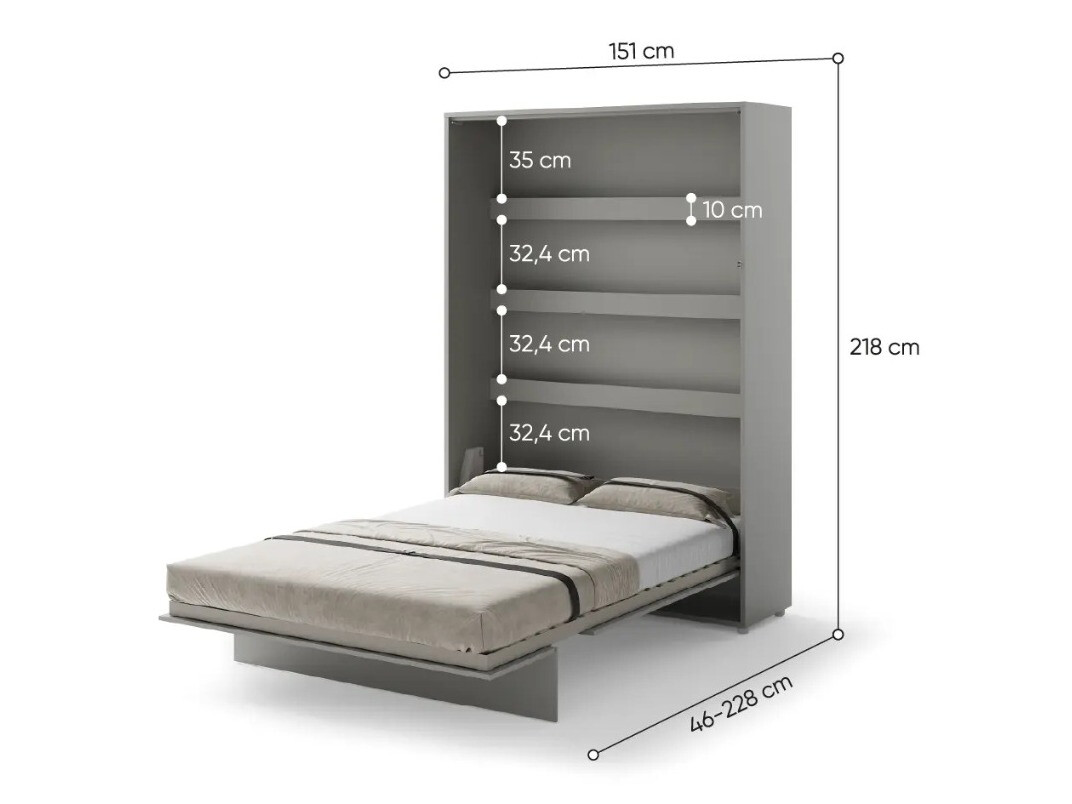 Pat rabatabil Concept Pro Lenart (Gri)