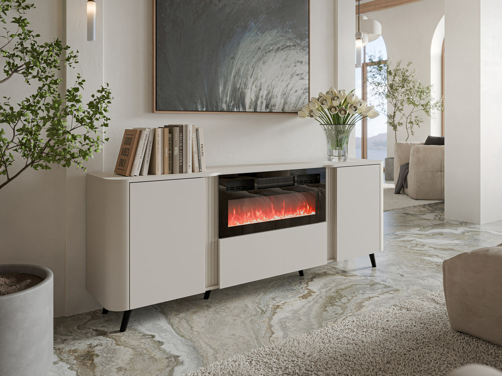 Bufet Modus I (Cașmir + Negru)