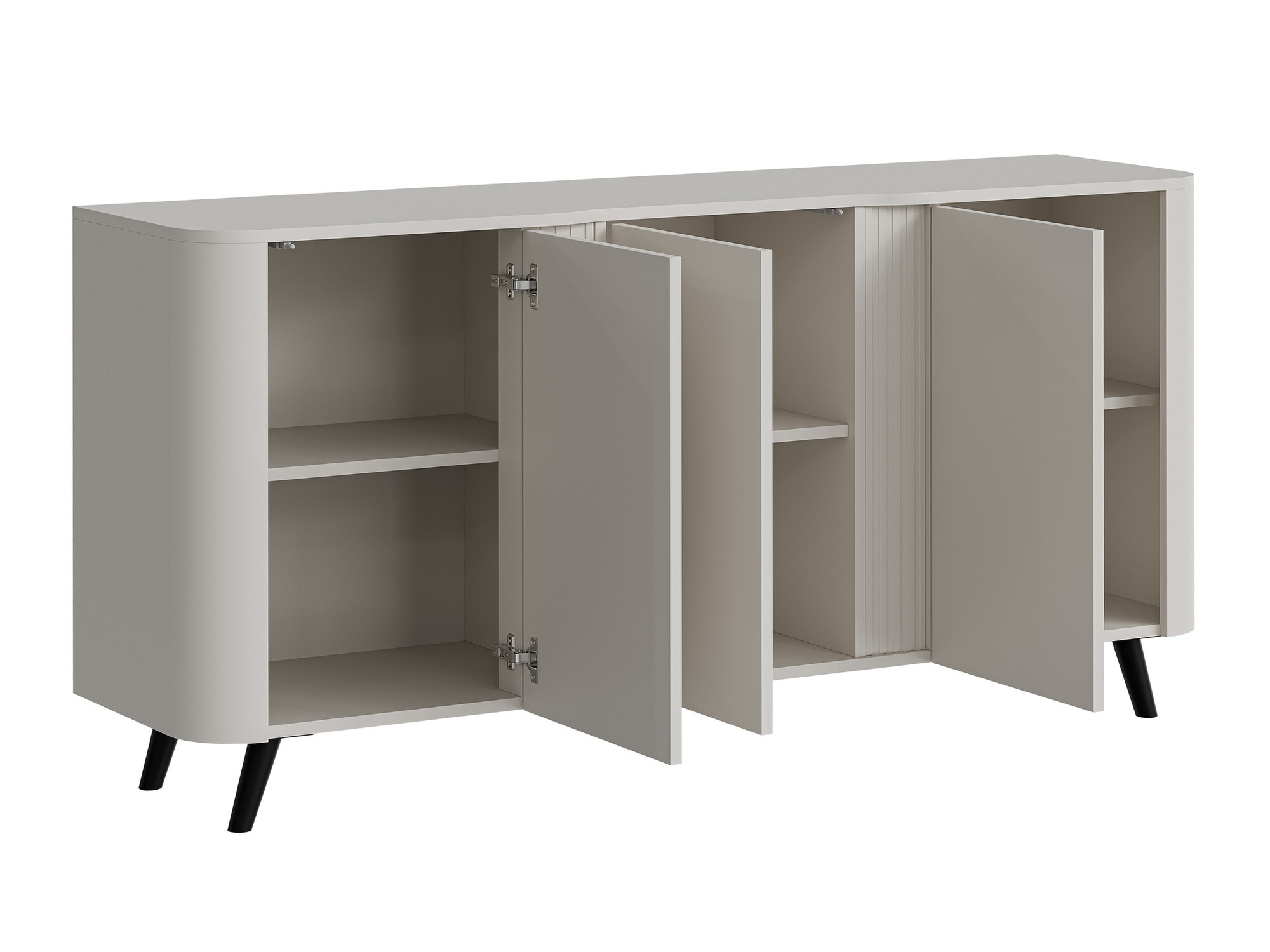 Set de living Modus (Negru + Nuc)