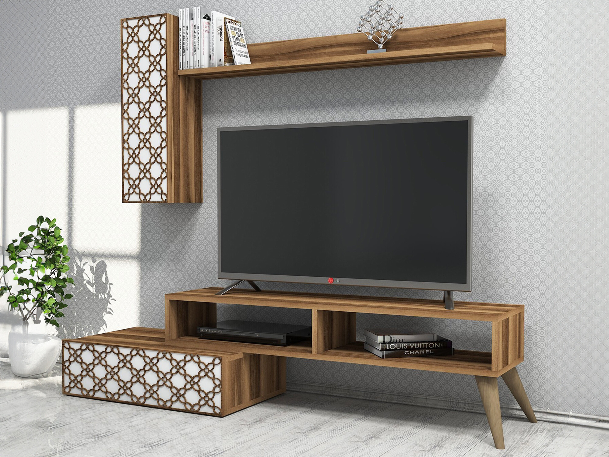 Set de living Kailua 1561 (Nuca + Alb)