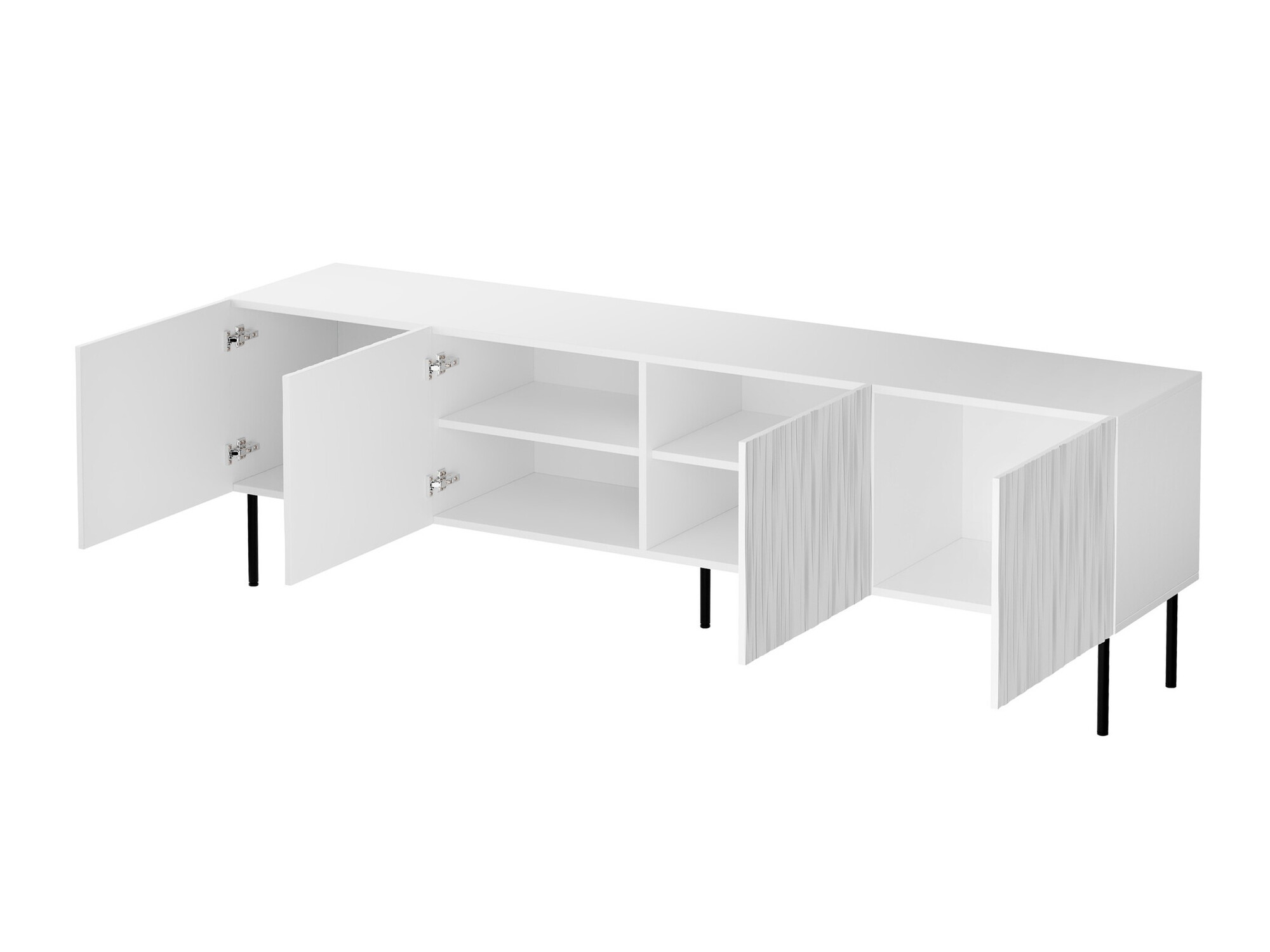 Comodă TV Lorelbo 103 (Negru + Auriu)