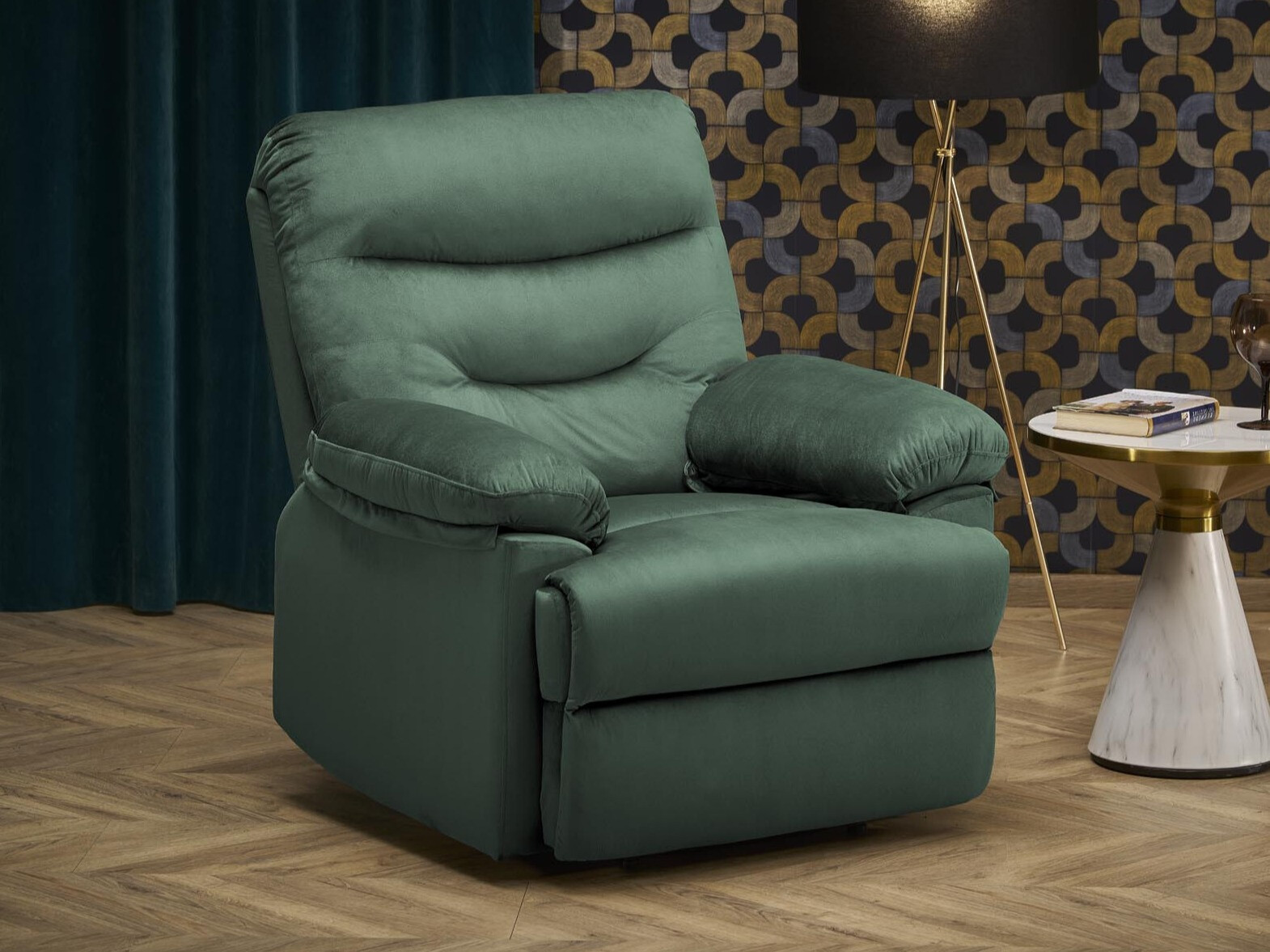 Fotoliu recliner Houston Terra (Verde)