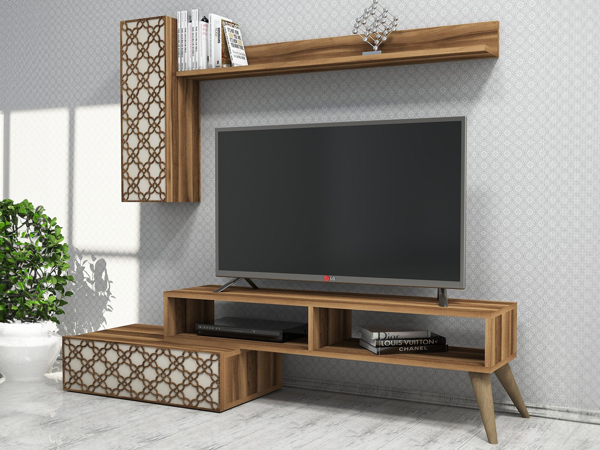 Set de living Kailua 1561 (Nuca + Crem)