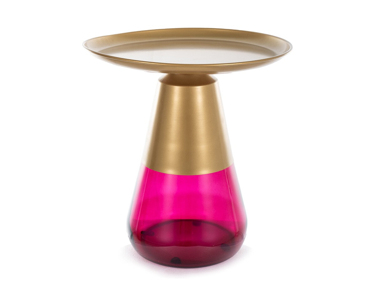 Măsuță de cafea Detroit 573 (Auriu + Violet)