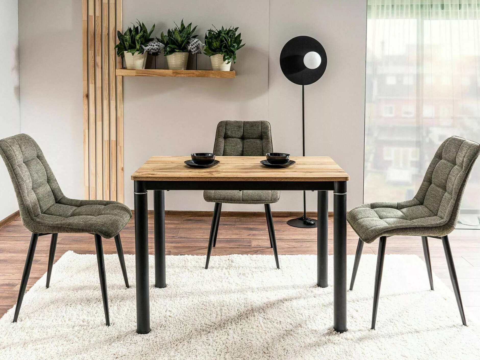 Masă Detroit 588 (Stejar artizan)