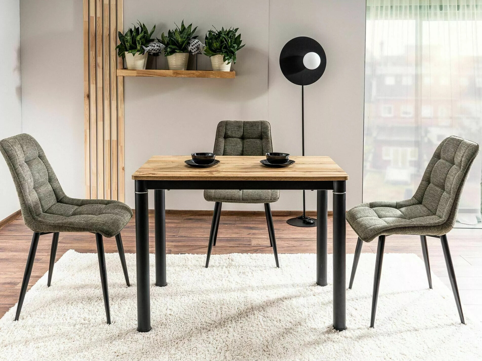 Masă Detroit 589 (Stejar artizan)