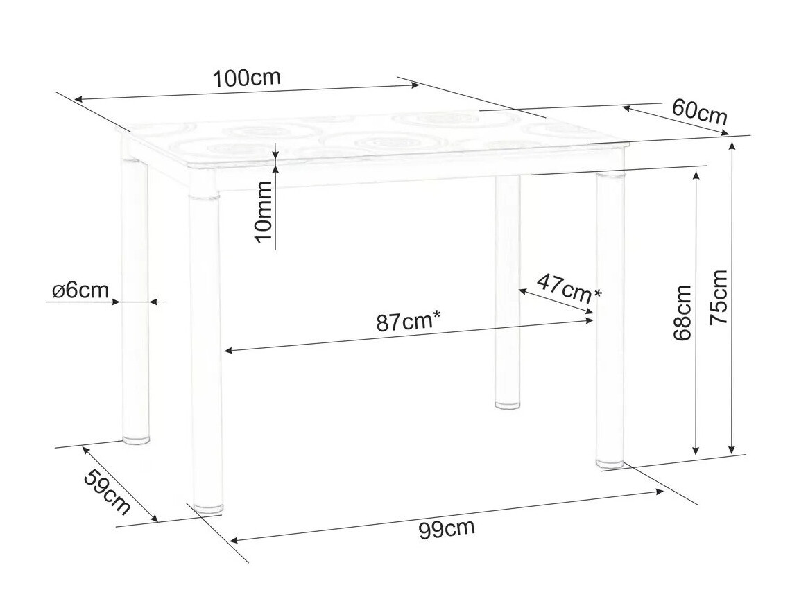 Masă Detroit 589 (Stejar artizan)