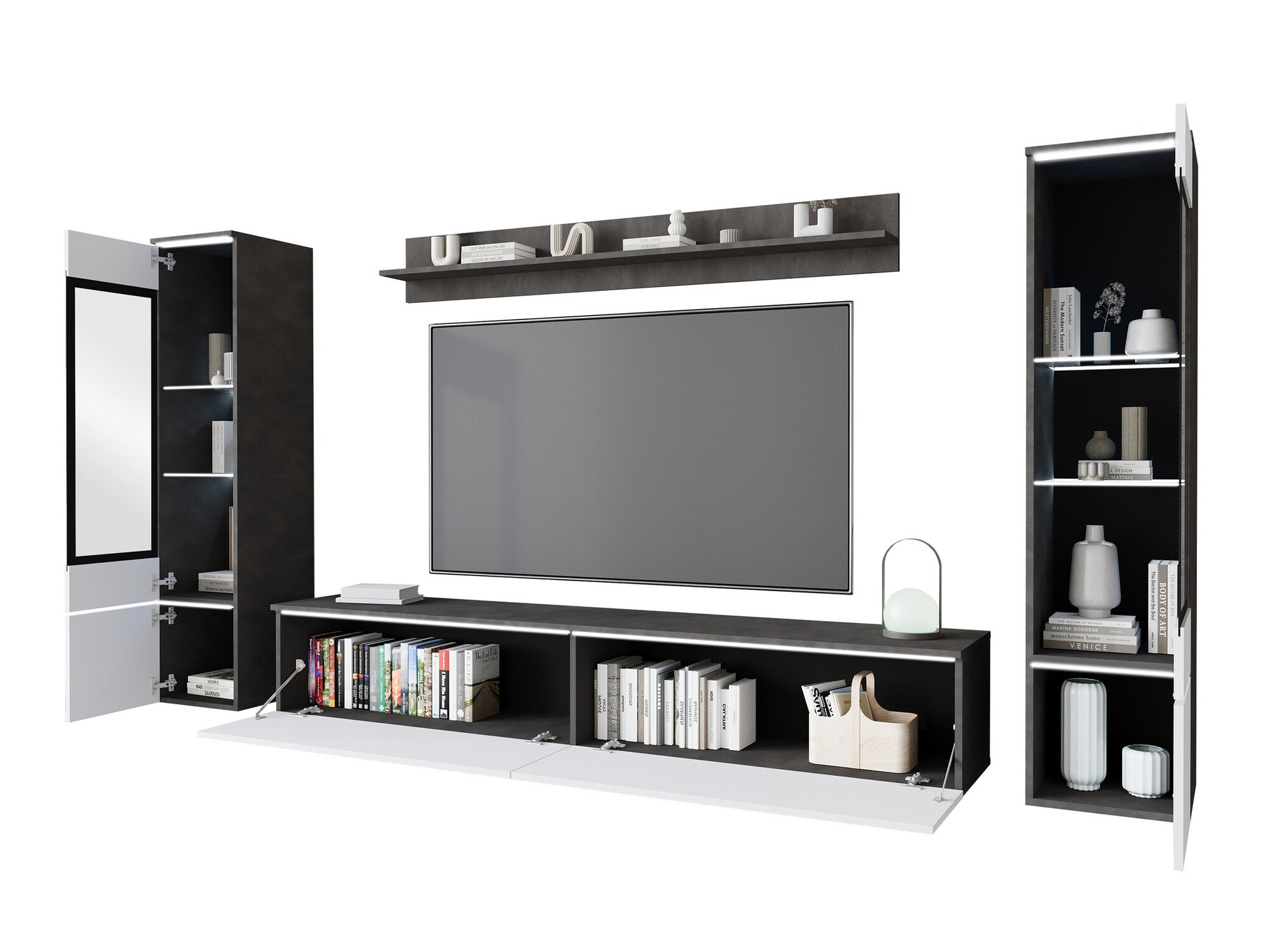 Set de living Mirfivo 101 (Marmură neagră)
