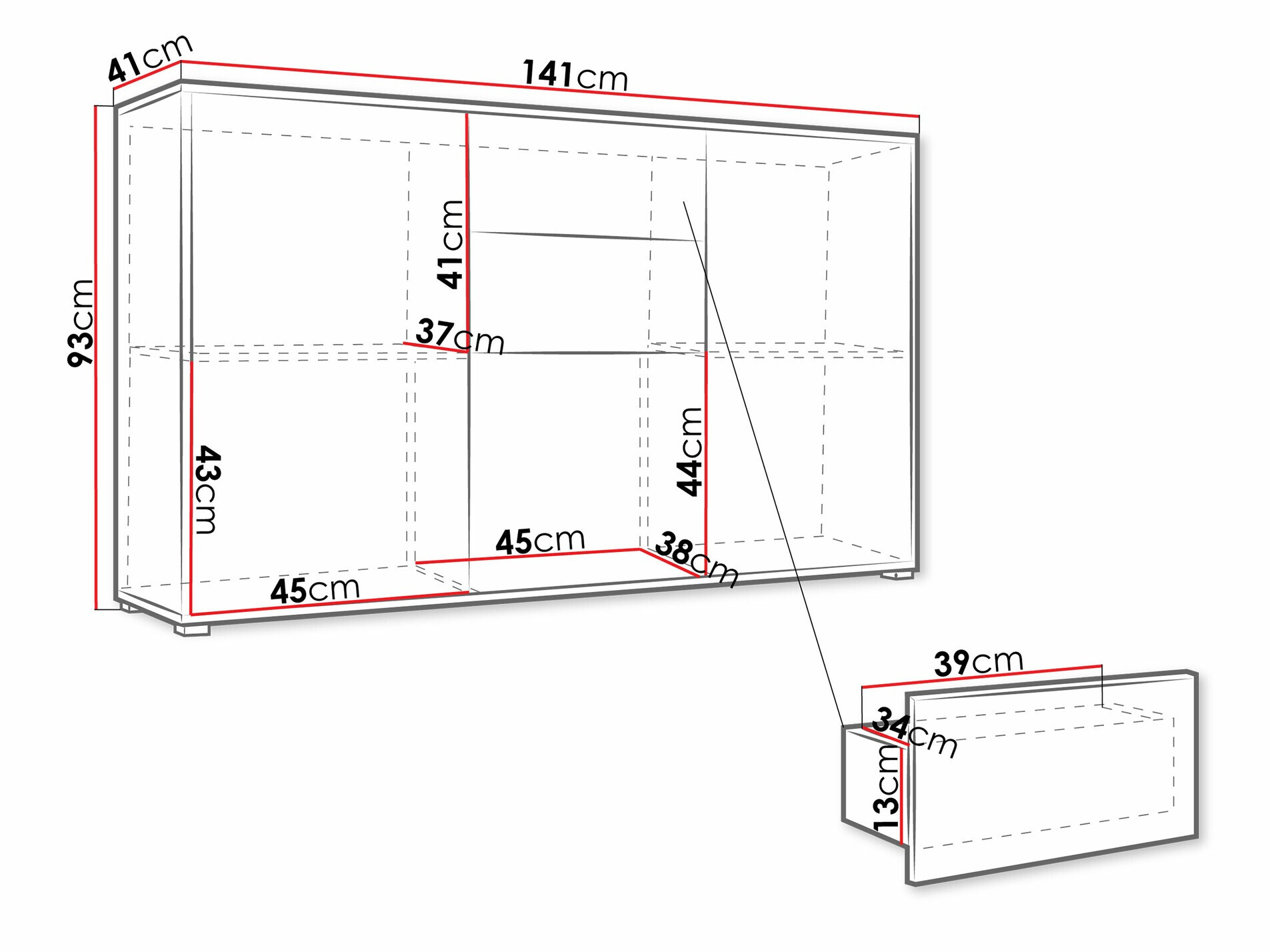 Comodă Comfivo Tutela (Cașmir)