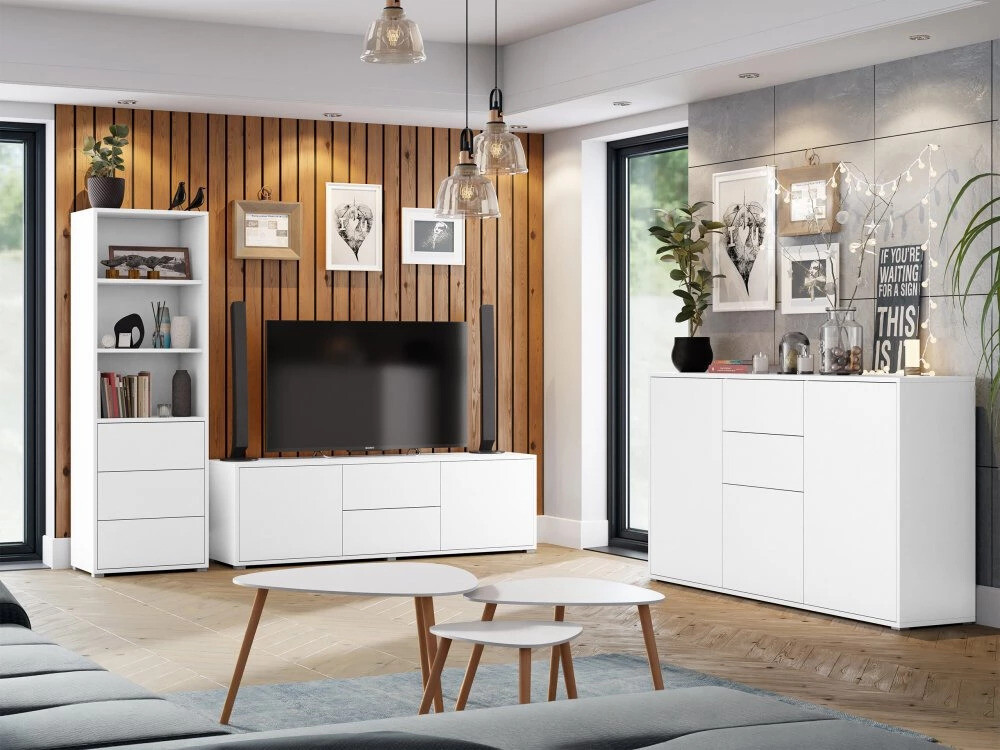 Comodă TV Comfivo Fersoe 109 (Alb)