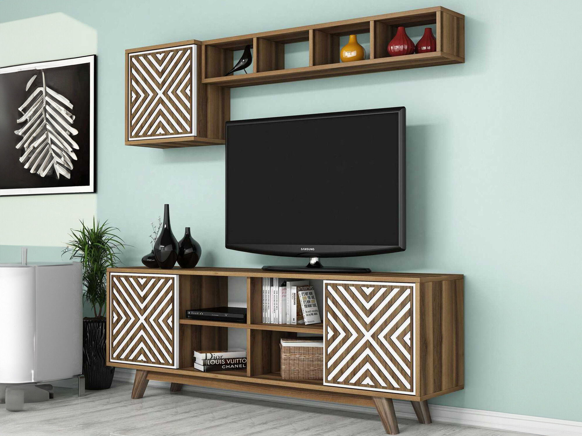 Set de living Kailua 1571 (Nuca + Alb)
