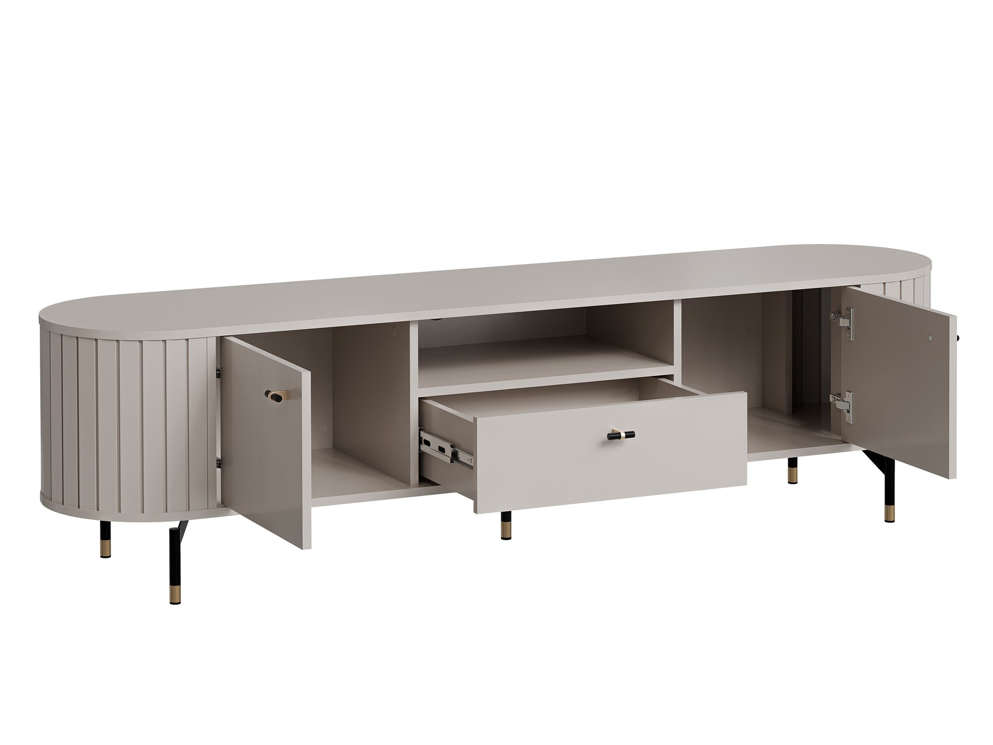 Set de living Novmono 108 (Negru)