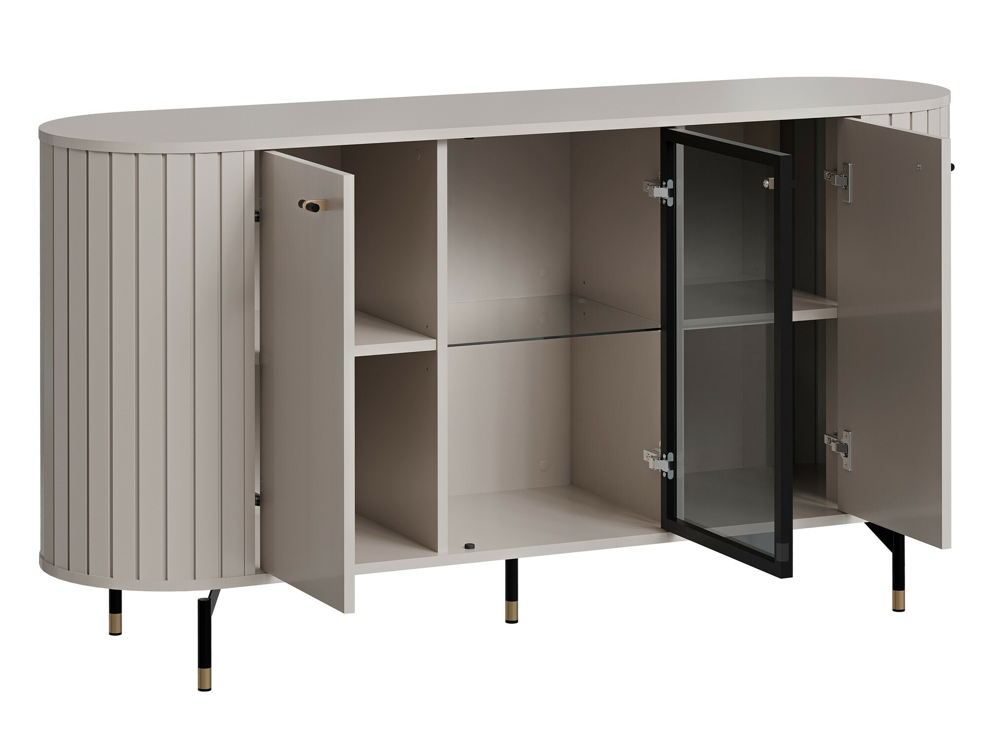 Set de living Novmono 109 (Negru)