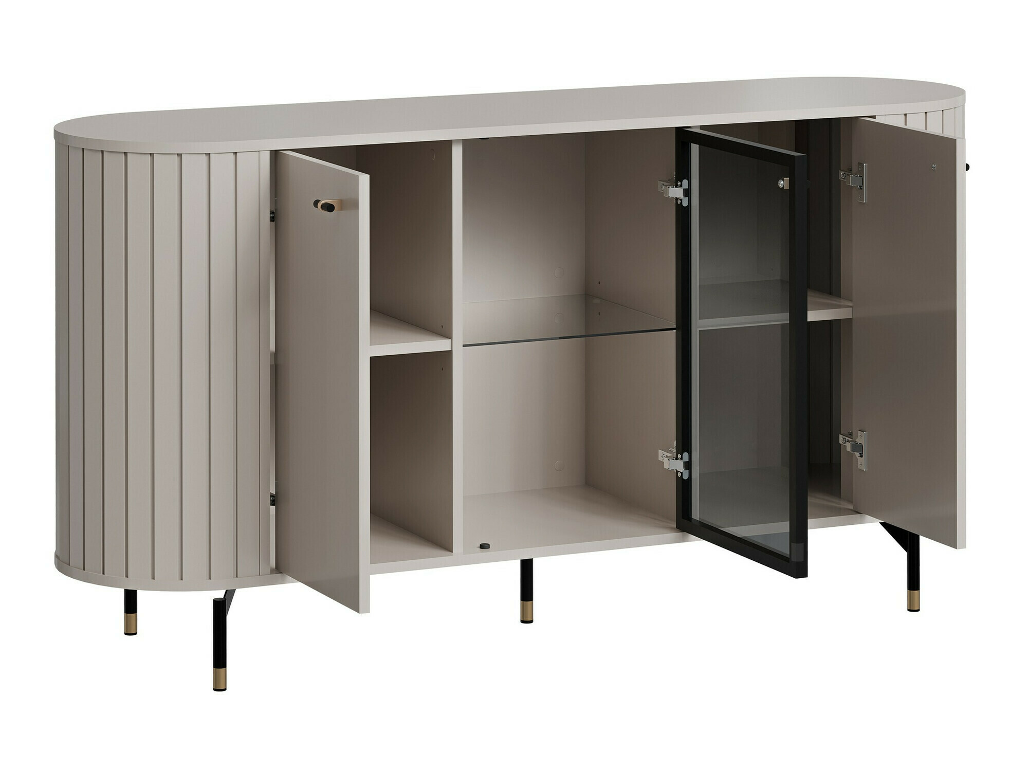 Set de living Novmono 109 (Negru)