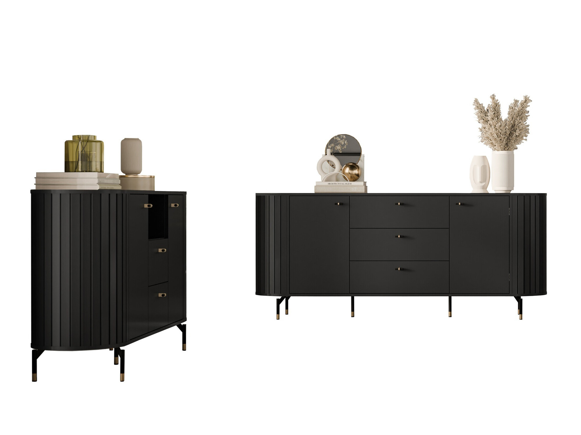 Set de living Novmono 110 (Negru)