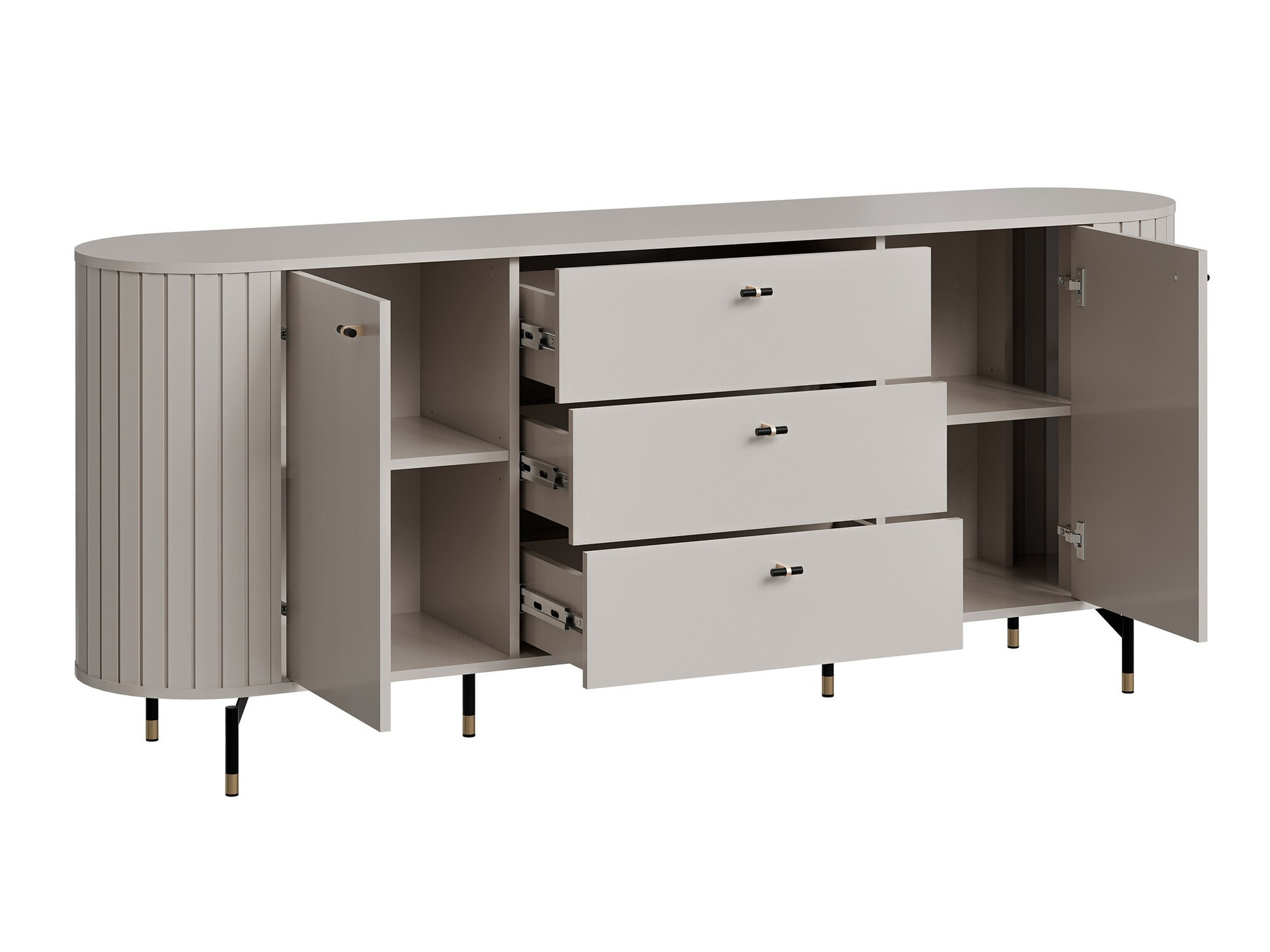 Set de living Novmono 110 (Negru)