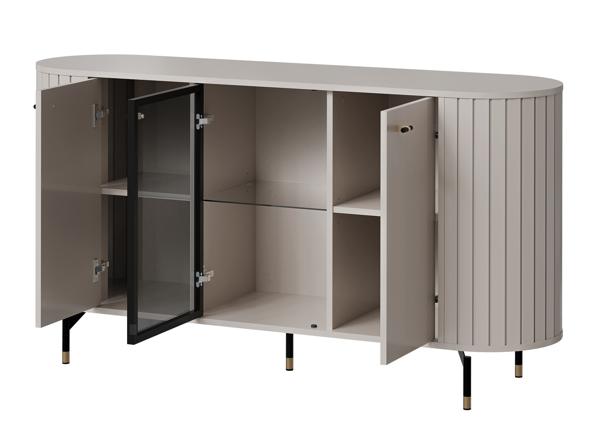 Set de living Novmono 111 (Negru)