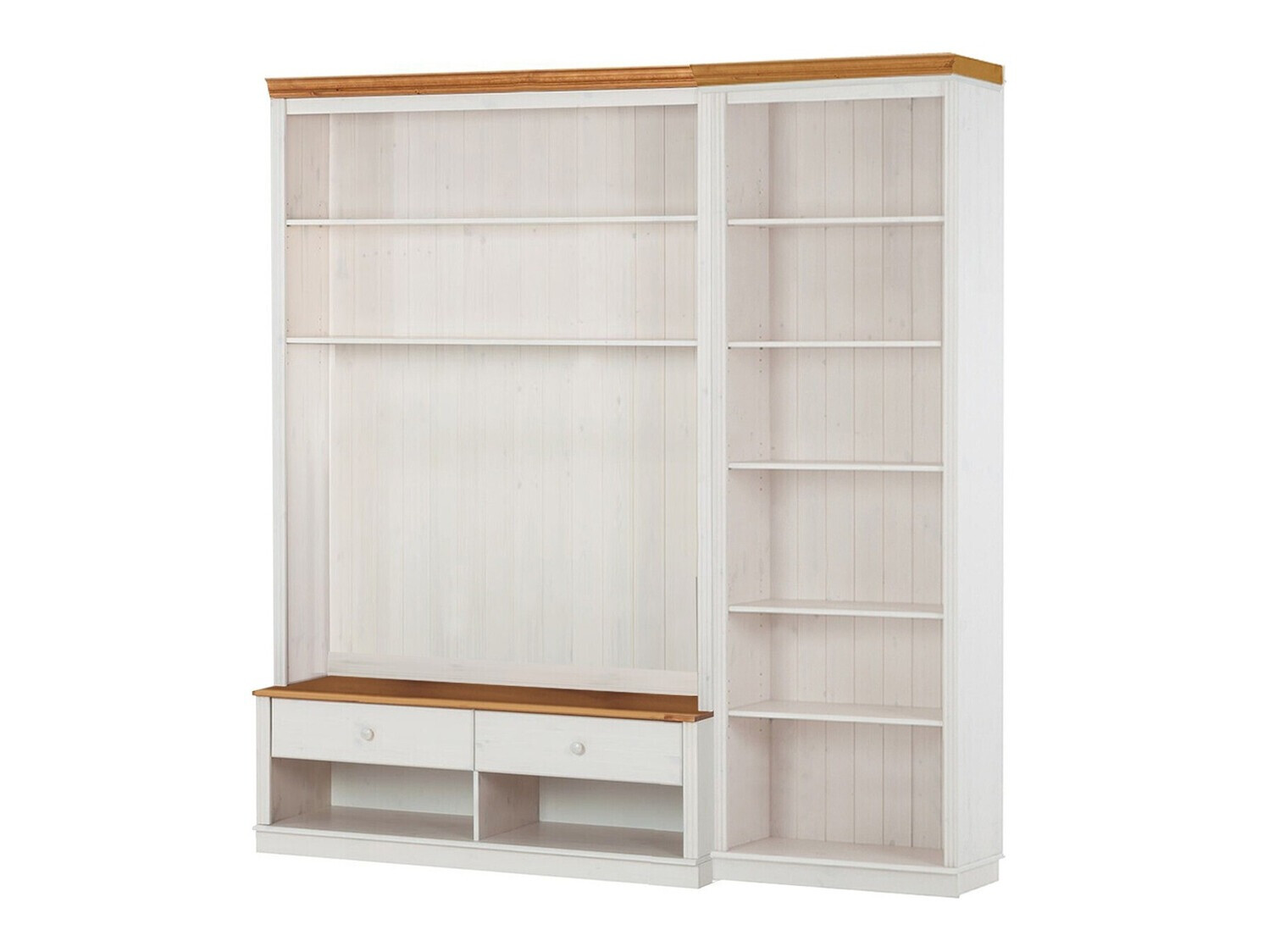 Set de living Saltoro 106 (Alb + Stejar Honey)