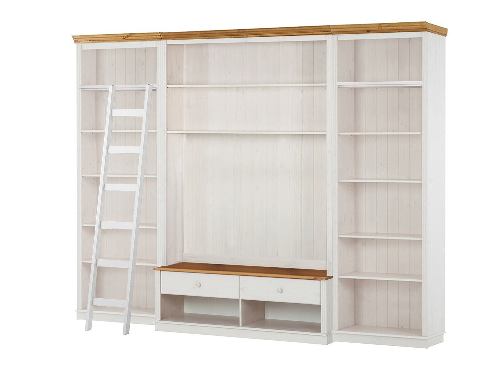 Set de living Saltoro 108 (Alb + Stejar Honey)