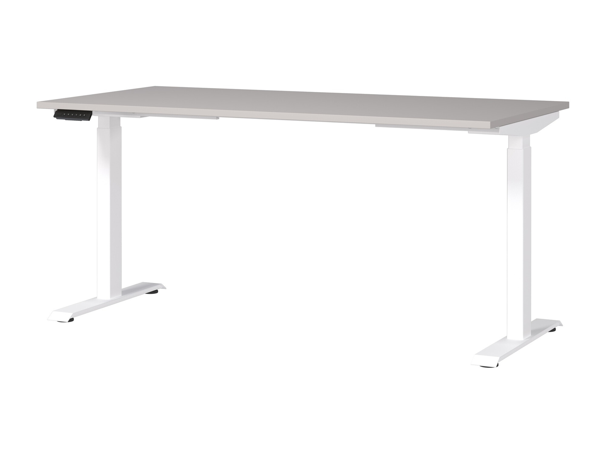 Birou cu înălțime reglabilă Sacramento 416 (Cașmir + Alb)