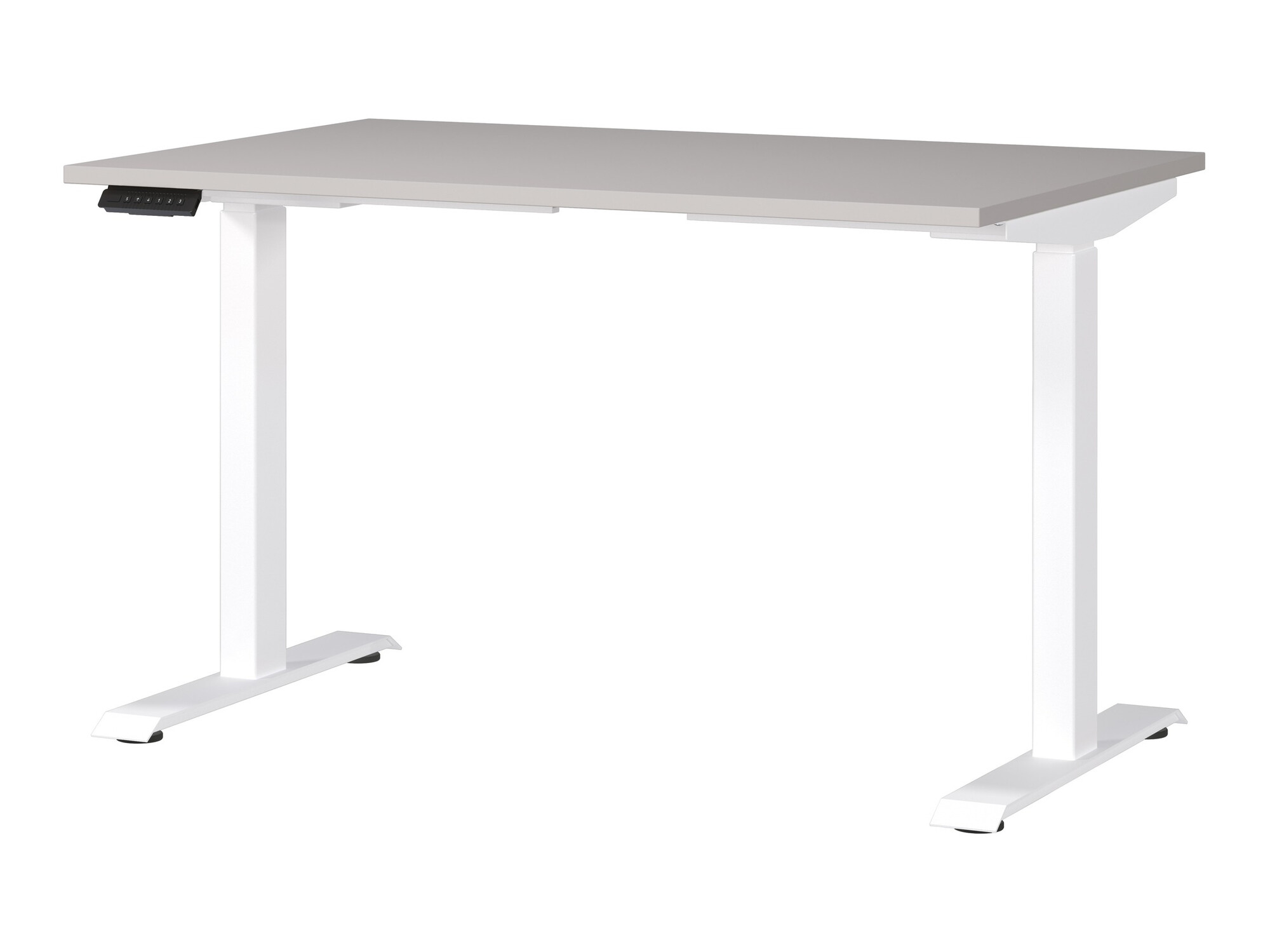 Birou cu înălțime reglabilă Sacramento 417 (Cașmir + Alb)