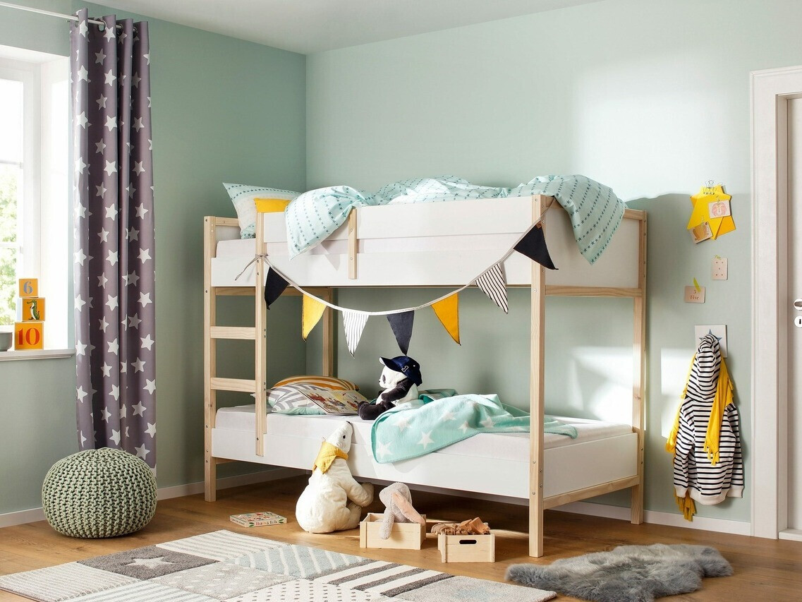 Pat supraetajat Fenmele 100 (Alb + Maro deschis)