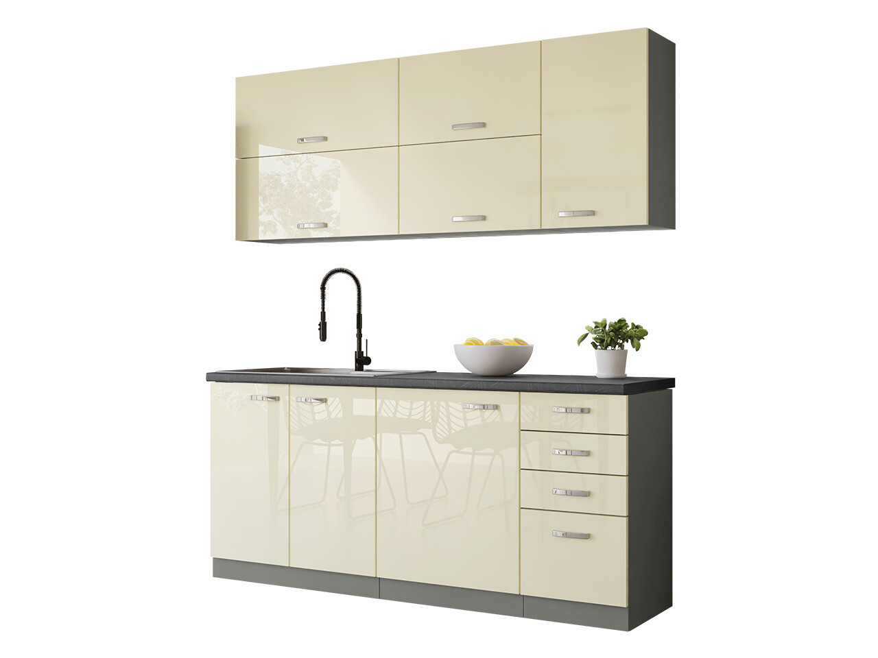 Set de bucătărie modular Multi Cream 124